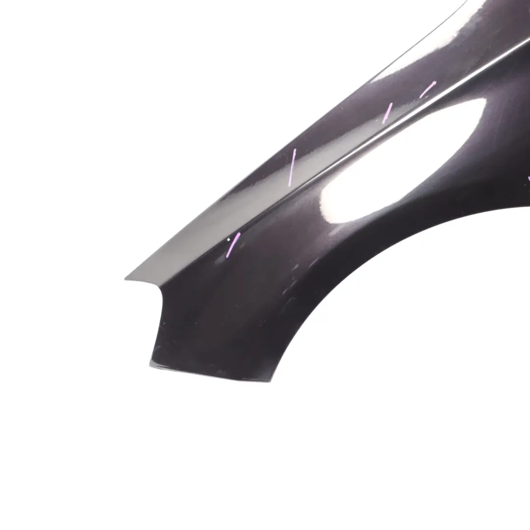 Side Panel Fender Front Left N/S Northern Lights Violet - 592 to Mercedes W176 with Part number A1768810101 Mercedes W176 Side Panel Fender Front Left N/S Northern Lights Violet - 592 - SKU A1768810101-NV - Part number A1768810101