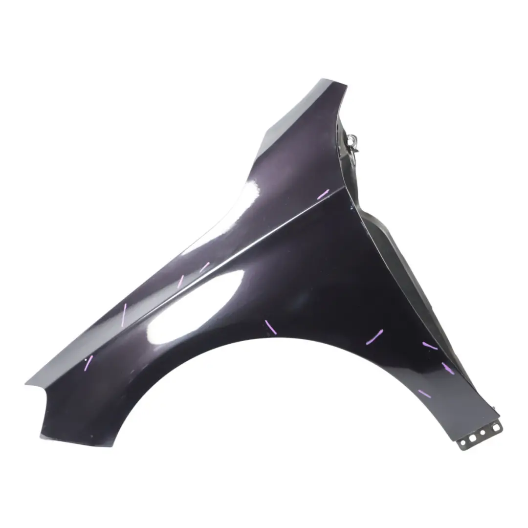 Side Panel Fender Front Left N/S Northern Lights Violet - 592 to Mercedes W176 with Part number A1768810101 Mercedes W176 Side Panel Fender Front Left N/S Northern Lights Violet - 592 - SKU A1768810101-NV - Part number A1768810101