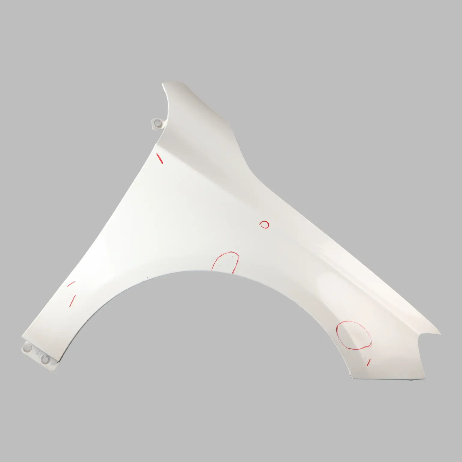 Mercedes W176 Wing Fender Panel Front Right O/S Trim Cover Calcite White - 650