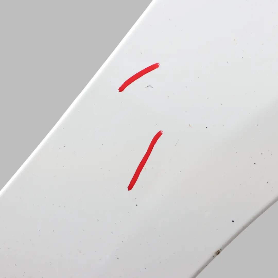 Wing Fender Panel Front Right O/S Trim Cover Calcite White - 650 to Mercedes W176 with Part number A1768810201 Mercedes W176 Wing Fender Panel Front Right O/S Trim Cover Calcite White - 650 - SKU A1768810201-CW - Part number A1768810201