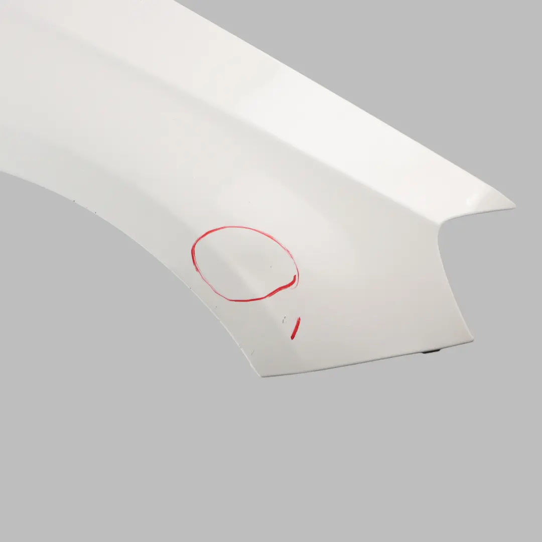 Mercedes W176 Wing Fender Panel Front Right O/S Trim Cover Calcite White - 650 - SKU A1768810201-CW - Part number A1768810201