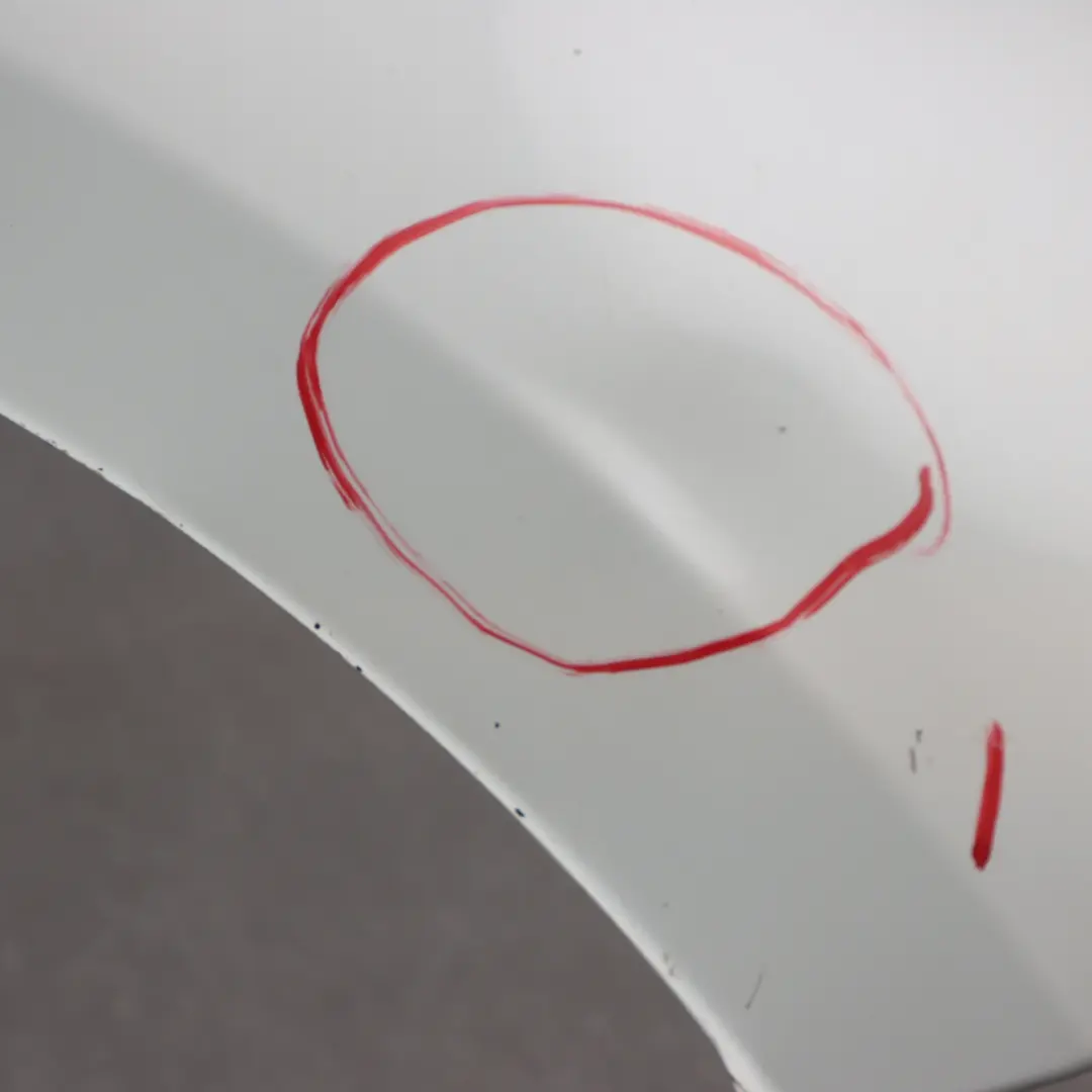 Mercedes W176 Wing Fender Panel Front Right O/S Trim Cover Calcite White - 650 - SKU A1768810201-CW - Part number A1768810201