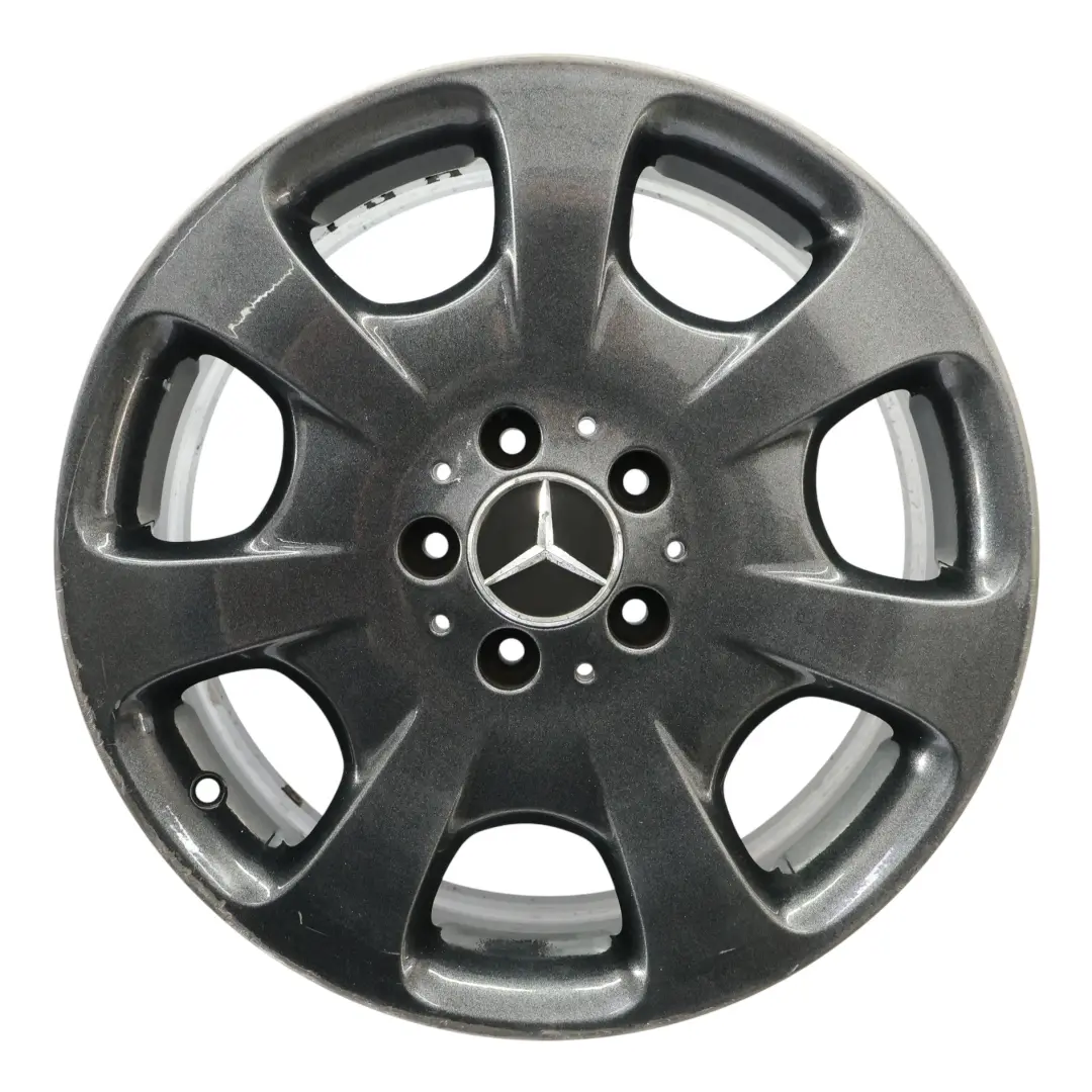 Grey Wheel Alloy Rim 17" 7.5J ET:36 7 Disc Hole to Mercedes W203 with Part number A2034013202 Mercedes W203 Grey Wheel Alloy Rim 17" 7.5J ET:36 7 Disc Hole - SKU A2034013202-4 - Part number A2034013202