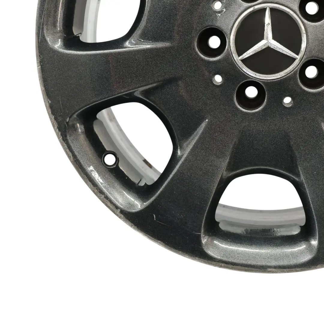 Mercedes W203 Grey Wheel Alloy Rim 17" 7.5J ET:36 7 Disc Hole - SKU A2034013202-4 - Part number A2034013202