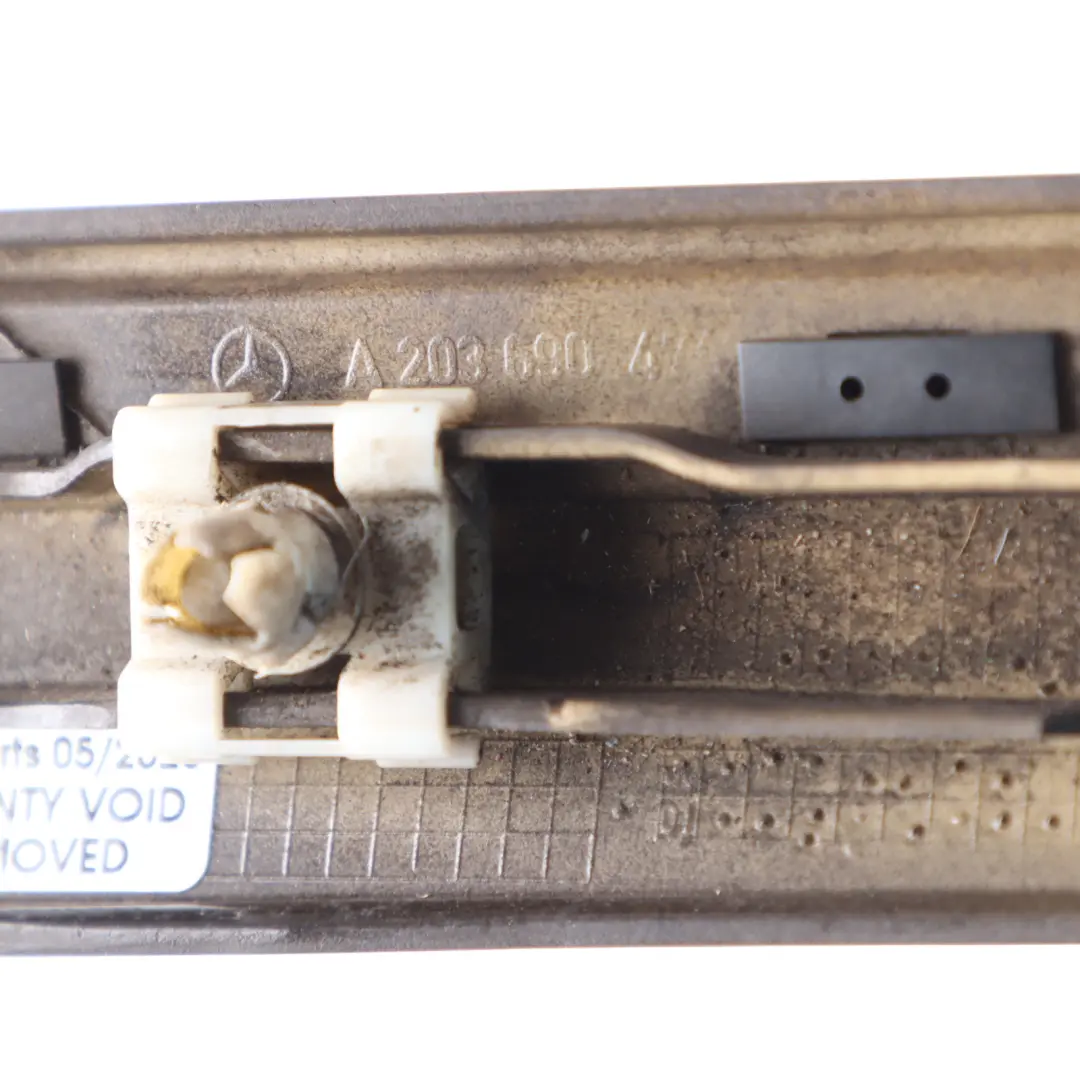 Fender Trim Front Left N/S Moulding Obsidian Black 197 to Mercedes W203 with Part number A2036904762 Mercedes W203 Fender Trim Front Left N/S Moulding Obsidian Black 197 - SKU A2036904762-OB1 - Part number A2036904762