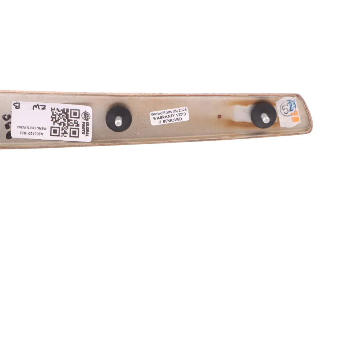 Mercedes C-Class W203 Wood Strip Cover Trim Door Front Right O/S - SKU A2037201822 - Part number A2037201822