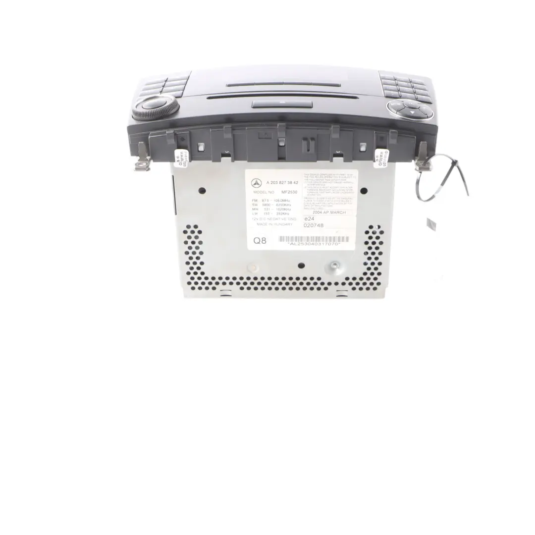 Mercedes W203 CD Media Player Radio Audio 20 Phone Head Unit - SKU A2038273842 - Part number A2038273842