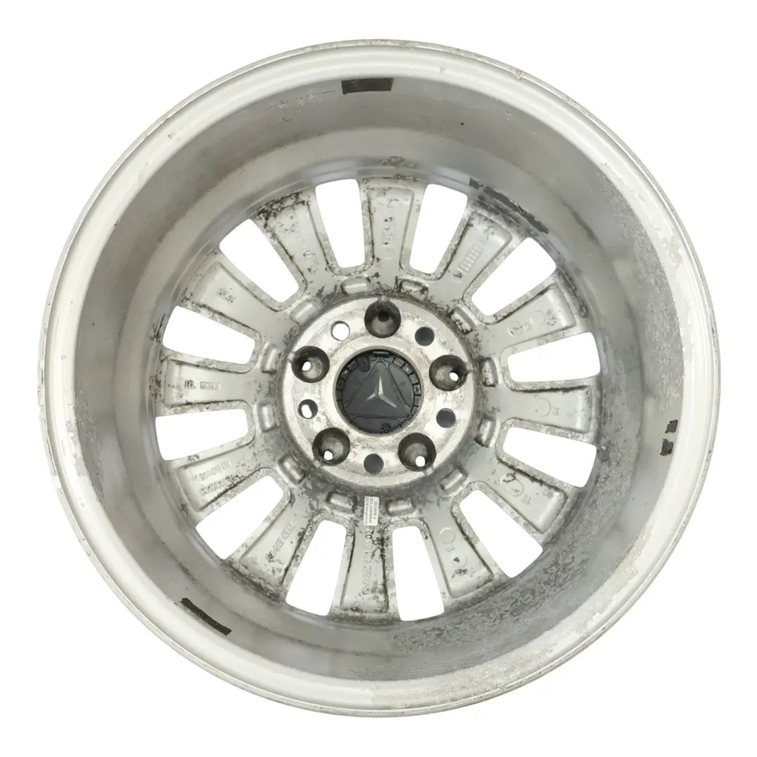 Srebrna Felga Aluminiowa Alufelga 16" 7J ET:43 do Mercedes W204 o numerze A2044010602 Mercedes W204 Srebrna Felga Aluminiowa Alufelga 16" 7J ET:43 - SKU A2044010602-1 - Numer Części A2044010602
