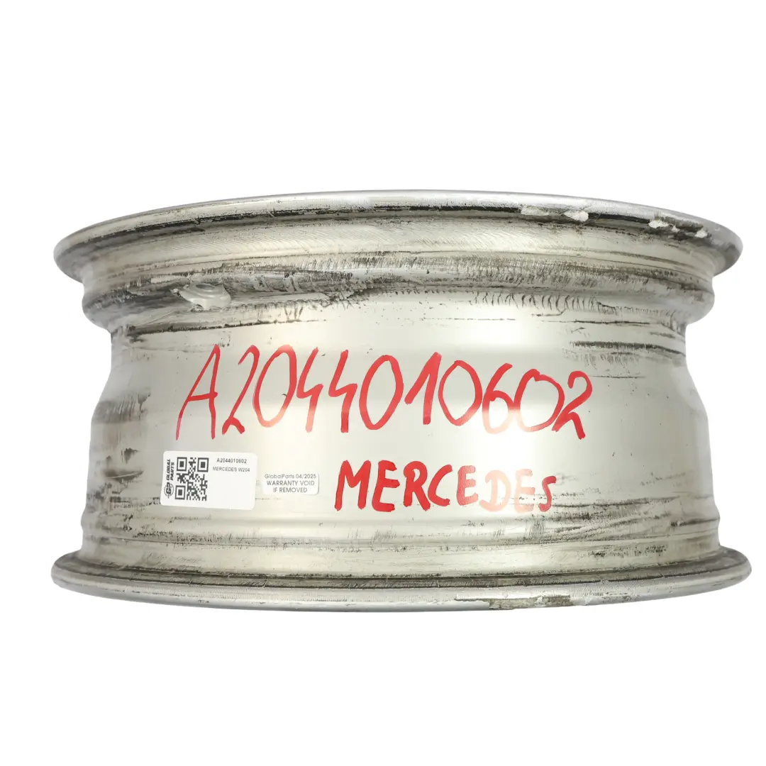 Alloy Wheel Rim 12 Hole Disc 16" 7J ET:43 to Mercedes W204 Silver with Part number A2044010602 Mercedes W204 Silver Alloy Wheel Rim 12 Hole Disc 16" 7J ET:43 - SKU A2044010602 - Part number A2044010602