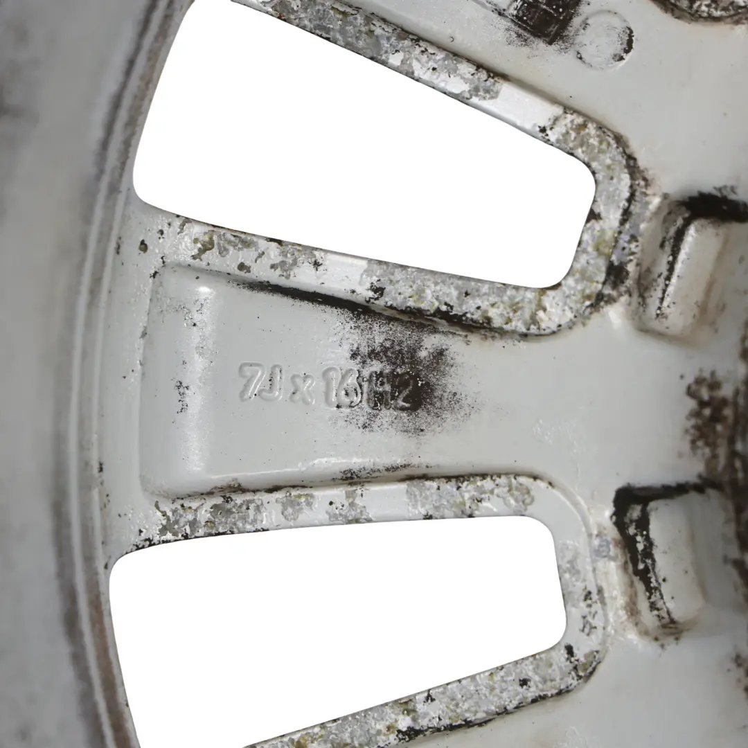 Mercedes W204 Silver Alloy Wheel Rim 12 Hole Disc 16" 7J ET:43 - SKU A2044010602 - Part number A2044010602