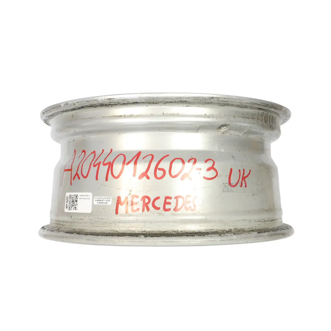 Alloy Rim 16" 7J ET:43 7 Hole Disc to Mercedes W204 Silver Wheel with Part number A2044012602 Mercedes W204 Silver Wheel Alloy Rim 16" 7J ET:43 7 Hole Disc - SKU A2044012602-3 - Part number A2044012602