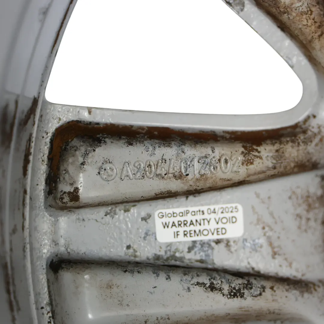 Mercedes W204 Silver Wheel Alloy Rim 16" 7J ET:43 7 Hole Disc - SKU A2044012602-3 - Part number A2044012602