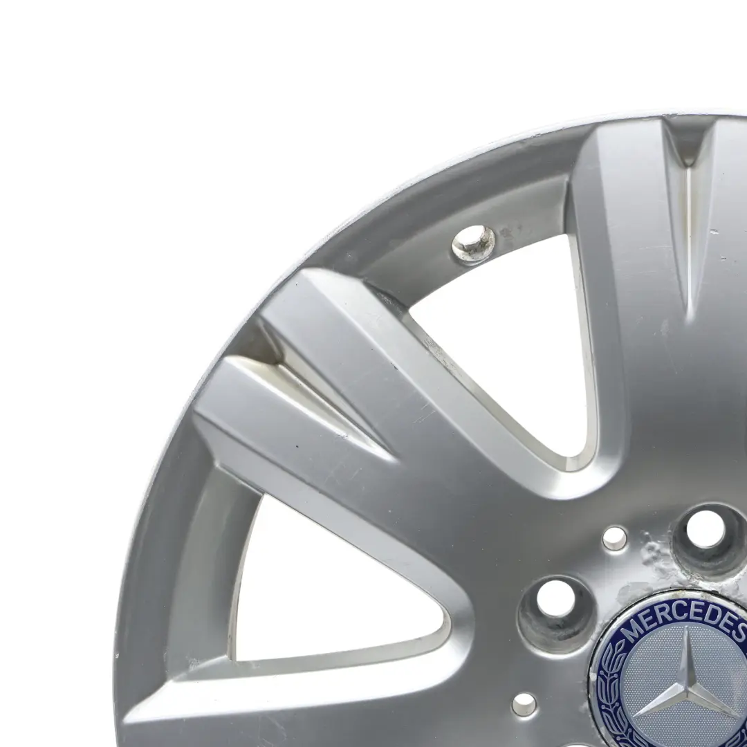 Mercedes W204 Silver Wheel Alloy Rim 16" 7J ET:43 7 Hole Disc - SKU A2044012602-3 - Part number A2044012602
