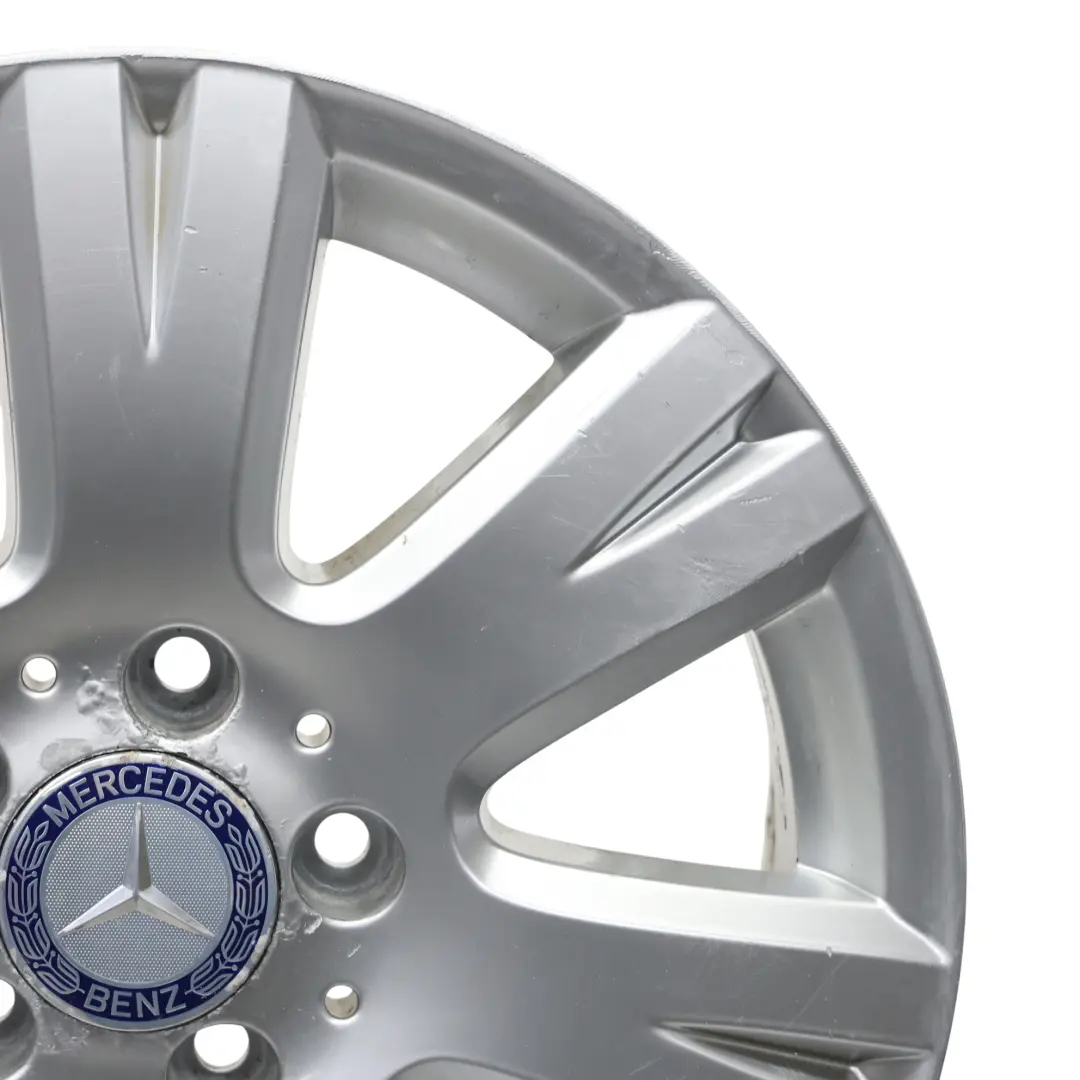 Mercedes W204 Silver Wheel Alloy Rim 16" 7J ET:43 7 Hole Disc - SKU A2044012602-3 - Part number A2044012602
