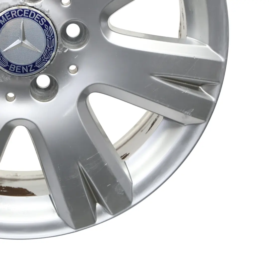 Alloy Rim 16" 7J ET:43 7 Hole Disc to Mercedes W204 Silver Wheel with Part number A2044012602 Mercedes W204 Silver Wheel Alloy Rim 16" 7J ET:43 7 Hole Disc - SKU A2044012602-3 - Part number A2044012602