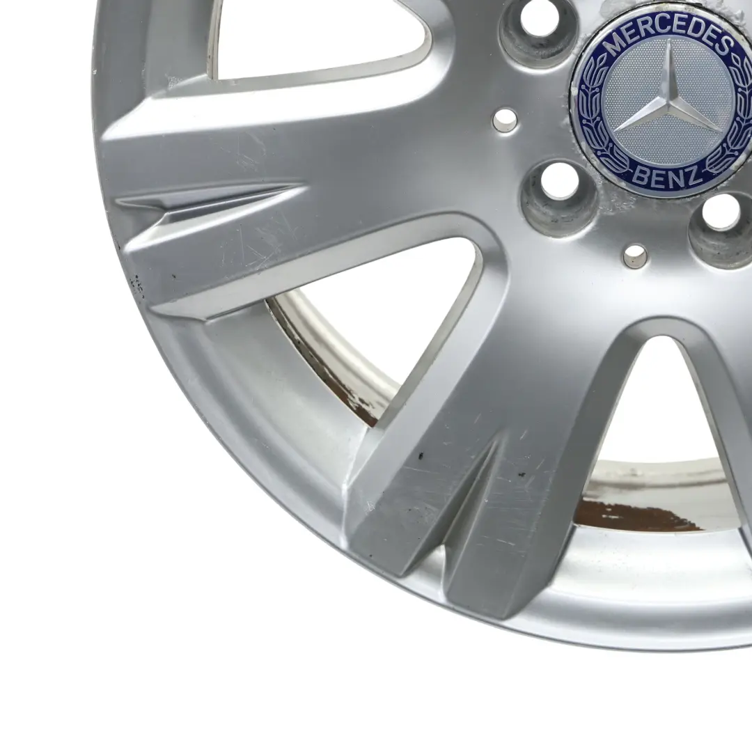Alloy Rim 16" 7J ET:43 7 Hole Disc to Mercedes W204 Silver Wheel with Part number A2044012602 Mercedes W204 Silver Wheel Alloy Rim 16" 7J ET:43 7 Hole Disc - SKU A2044012602-3 - Part number A2044012602