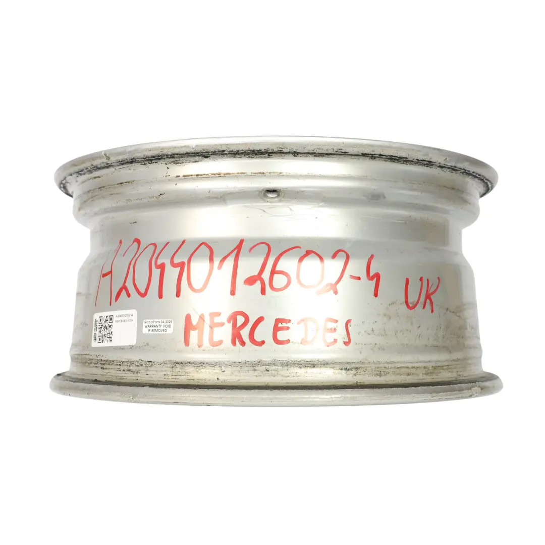 Alloy Rim 16" 7J ET:43 7 Hole Disc to Mercedes W204 Silver Wheel with Part number A2044012602 Mercedes W204 Silver Wheel Alloy Rim 16" 7J ET:43 7 Hole Disc - SKU A2044012602-4 - Part number A2044012602