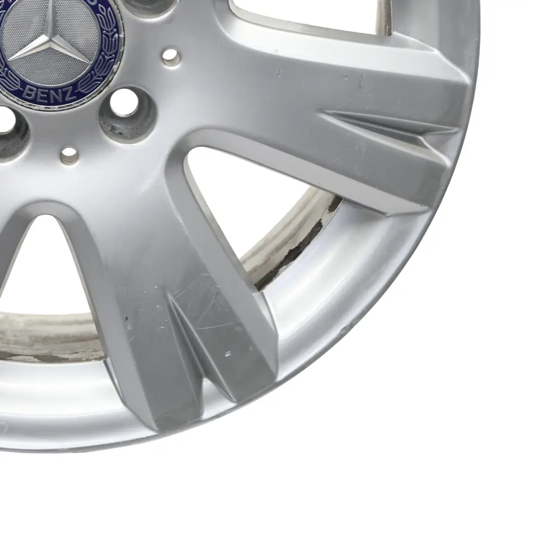 Alloy Rim 16" 7J ET:43 7 Hole Disc to Mercedes W204 Silver Wheel with Part number A2044012602 Mercedes W204 Silver Wheel Alloy Rim 16" 7J ET:43 7 Hole Disc - SKU A2044012602-4 - Part number A2044012602