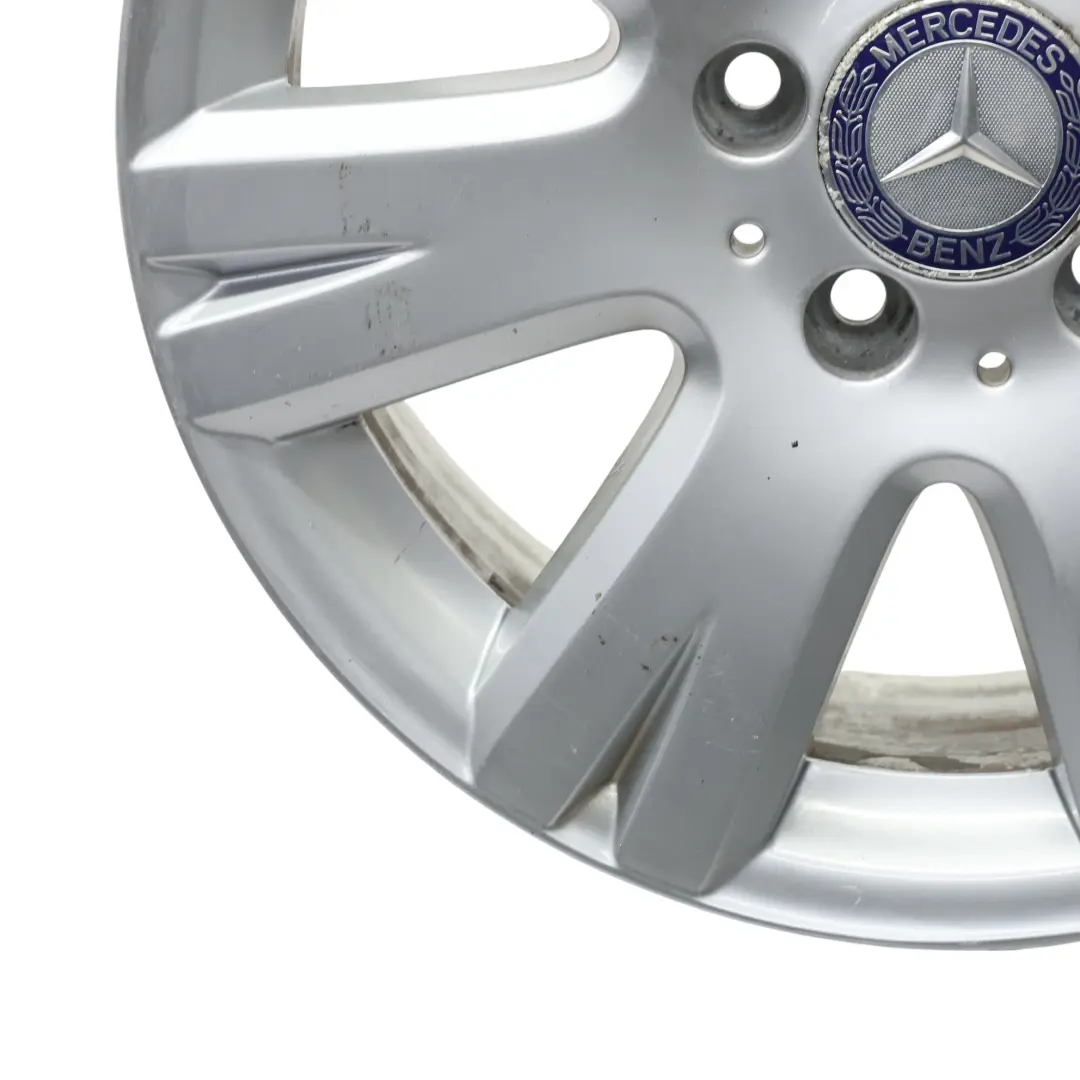 Alloy Rim 16" 7J ET:43 7 Hole Disc to Mercedes W204 Silver Wheel with Part number A2044012602 Mercedes W204 Silver Wheel Alloy Rim 16" 7J ET:43 7 Hole Disc - SKU A2044012602-4 - Part number A2044012602