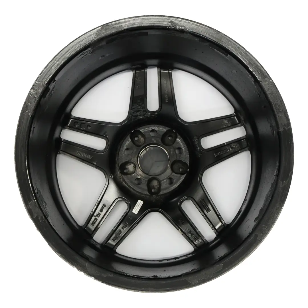 5-Double Spoke Wheel Alloy Rim 18" ET:50 8J to Mercedes W204 AMG Black with Part number A2044014102 Mercedes W204 AMG Black 5-Double Spoke Wheel Alloy Rim 18" ET:50 8J - SKU A2044014102-5 - Part number A2044014102