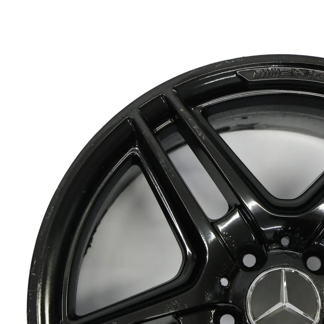 5-Double Spoke Wheel Alloy Rim 18" ET:50 8J to Mercedes W204 AMG Black with Part number A2044014102 Mercedes W204 AMG Black 5-Double Spoke Wheel Alloy Rim 18" ET:50 8J - SKU A2044014102-5 - Part number A2044014102
