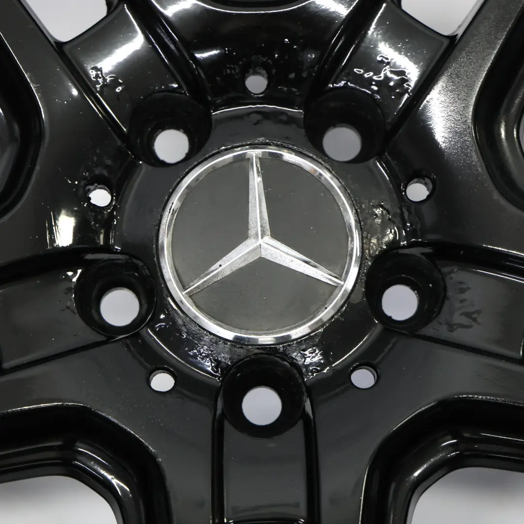 5-Double Spoke Wheel Alloy Rim 18" ET:50 8J to Mercedes W204 AMG Black with Part number A2044014102 Mercedes W204 AMG Black 5-Double Spoke Wheel Alloy Rim 18" ET:50 8J - SKU A2044014102-5 - Part number A2044014102