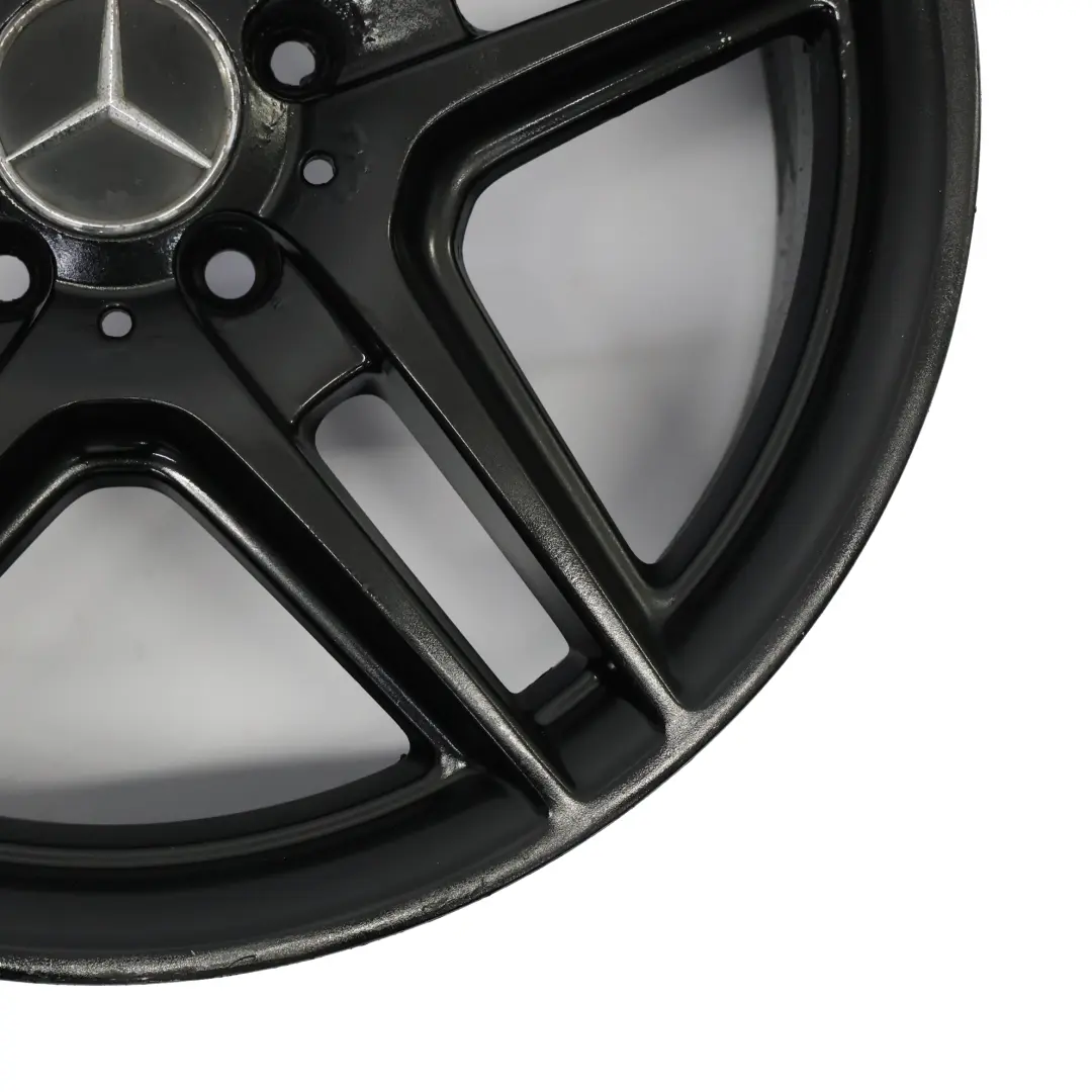Mercedes W204 AMG Black 5-Double Spoke Wheel Alloy Rim 18" ET:50 8J - SKU A2044014102-6 - Part number A2044014102