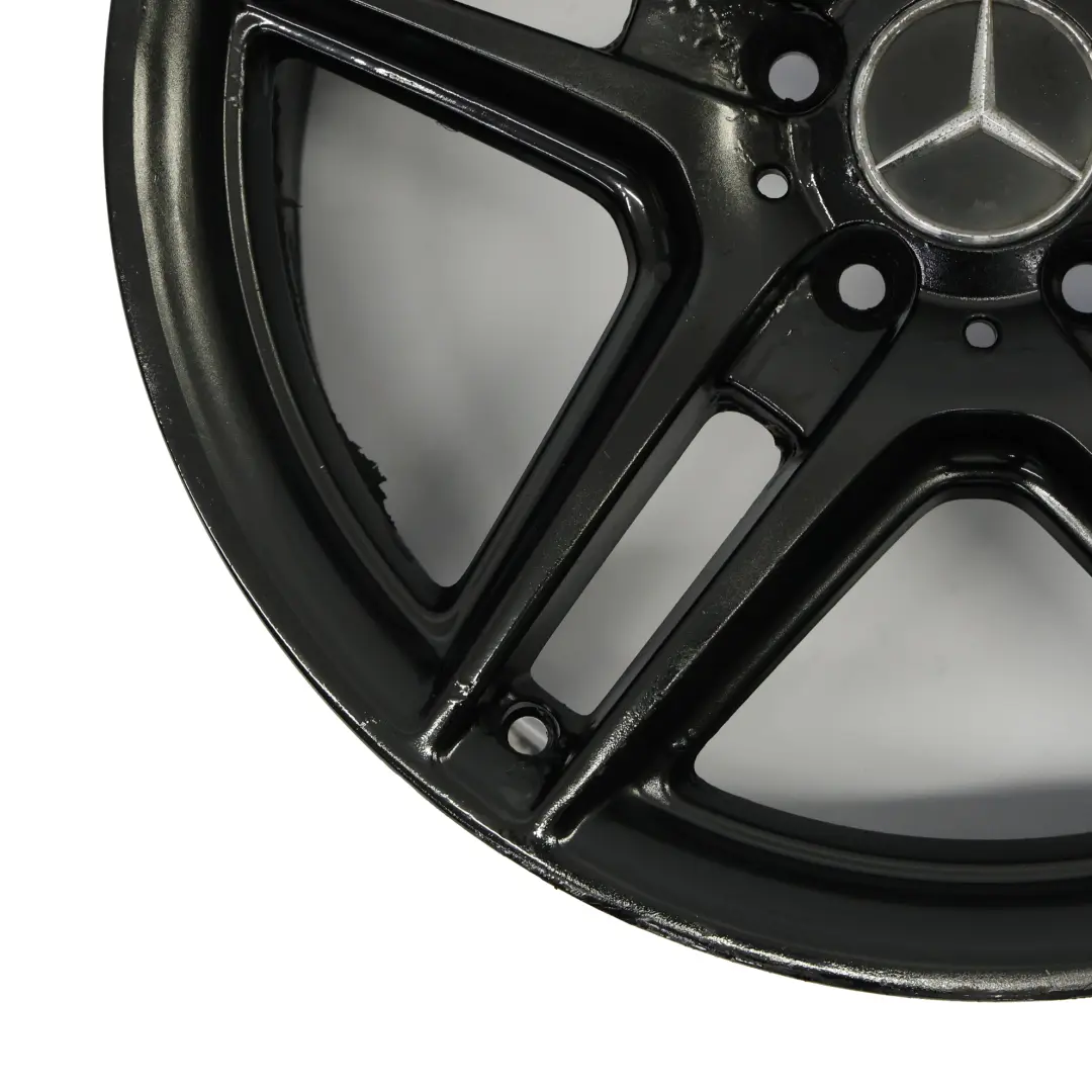 Mercedes W204 AMG Black 5-Double Spoke Wheel Alloy Rim 18" ET:50 8J - SKU A2044014102-6 - Part number A2044014102