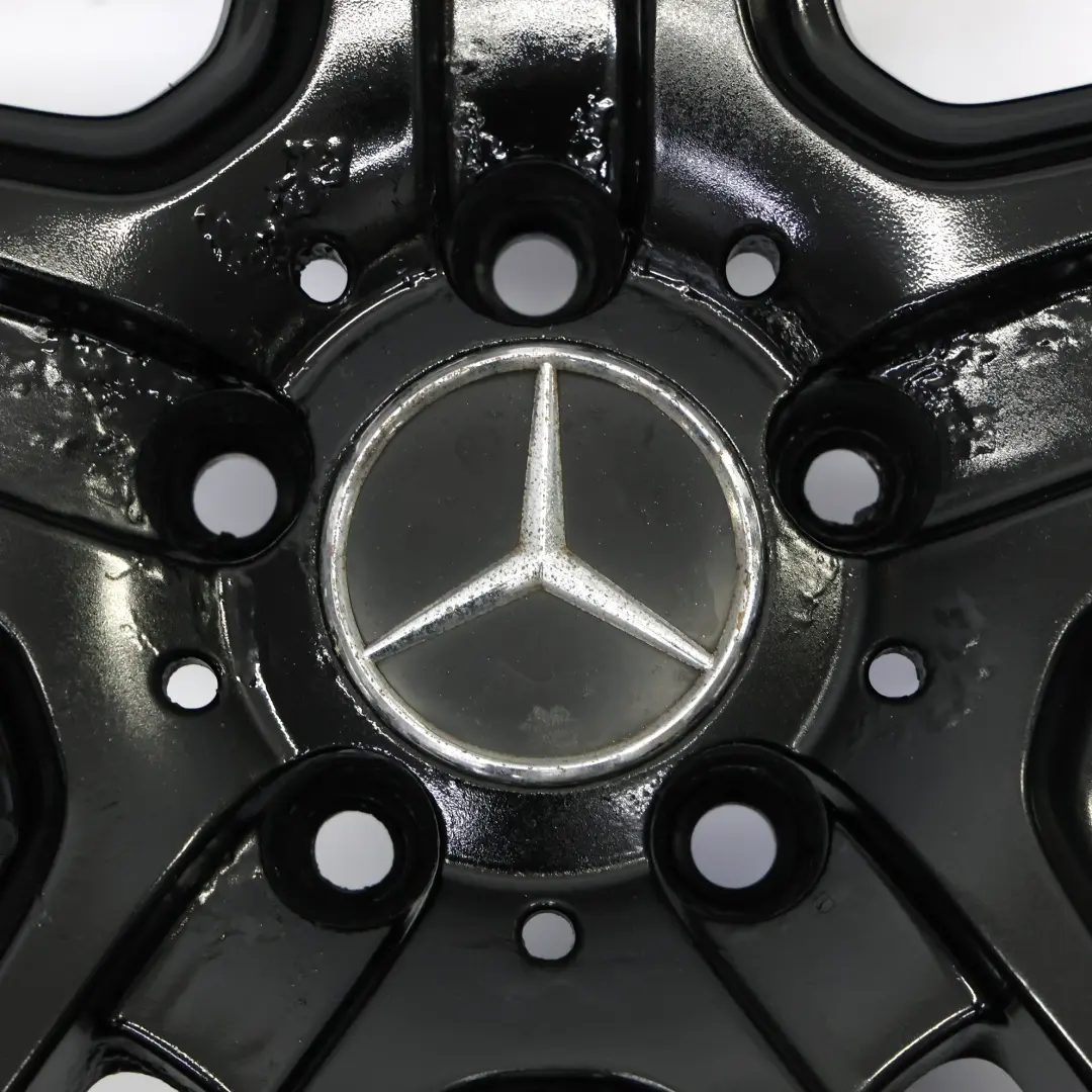 5-Double Spoke Wheel Alloy Rim 18" ET:50 8J to Mercedes W204 AMG Black with Part number A2044014102 Mercedes W204 AMG Black 5-Double Spoke Wheel Alloy Rim 18" ET:50 8J - SKU A2044014102-6 - Part number A2044014102