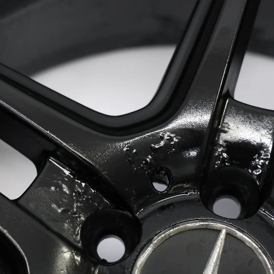 Mercedes W204 AMG Black 5-Double Spoke Wheel Alloy Rim 18" ET:50 8J - SKU A2044014102-6 - Part number A2044014102