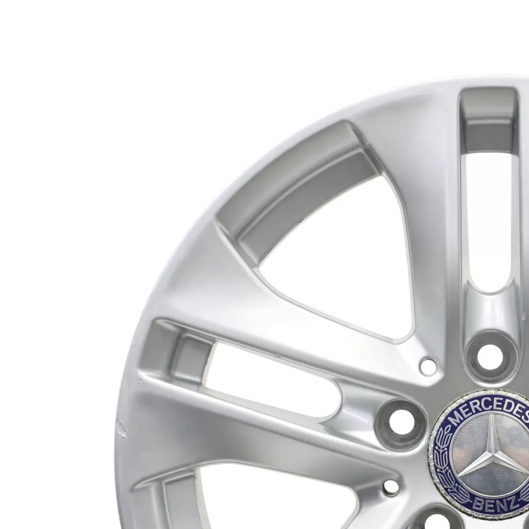 Mercedes W204 Argento Cerchio In Lega 16" ET:43 7J 5 Doppie Razze - SKU A2044017202-3 - Numero di parte A2044017202