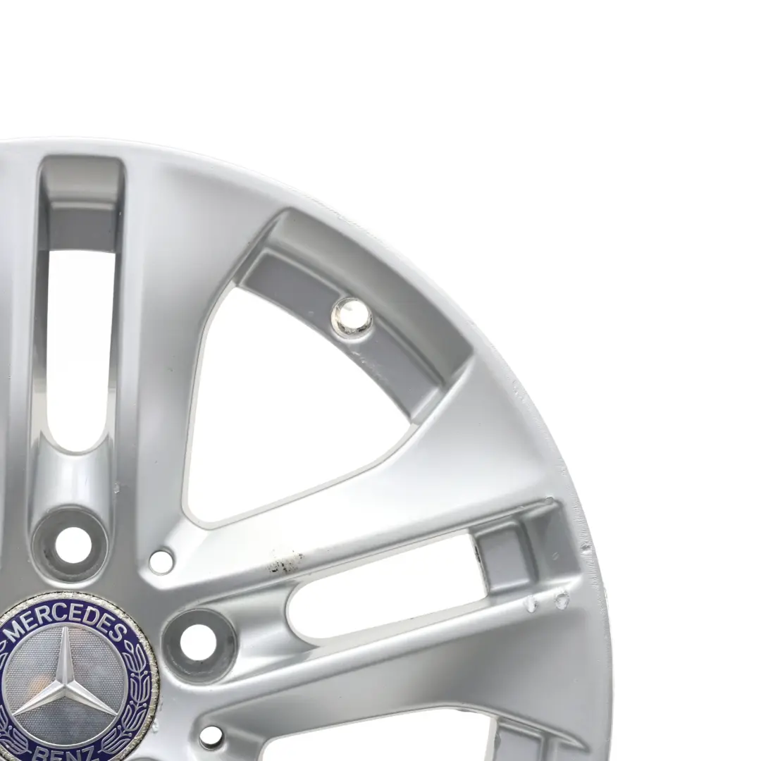 Mercedes W204 Argento Cerchio In Lega 16" ET:43 7J 5 Doppie Razze - SKU A2044017202-3 - Numero di parte A2044017202