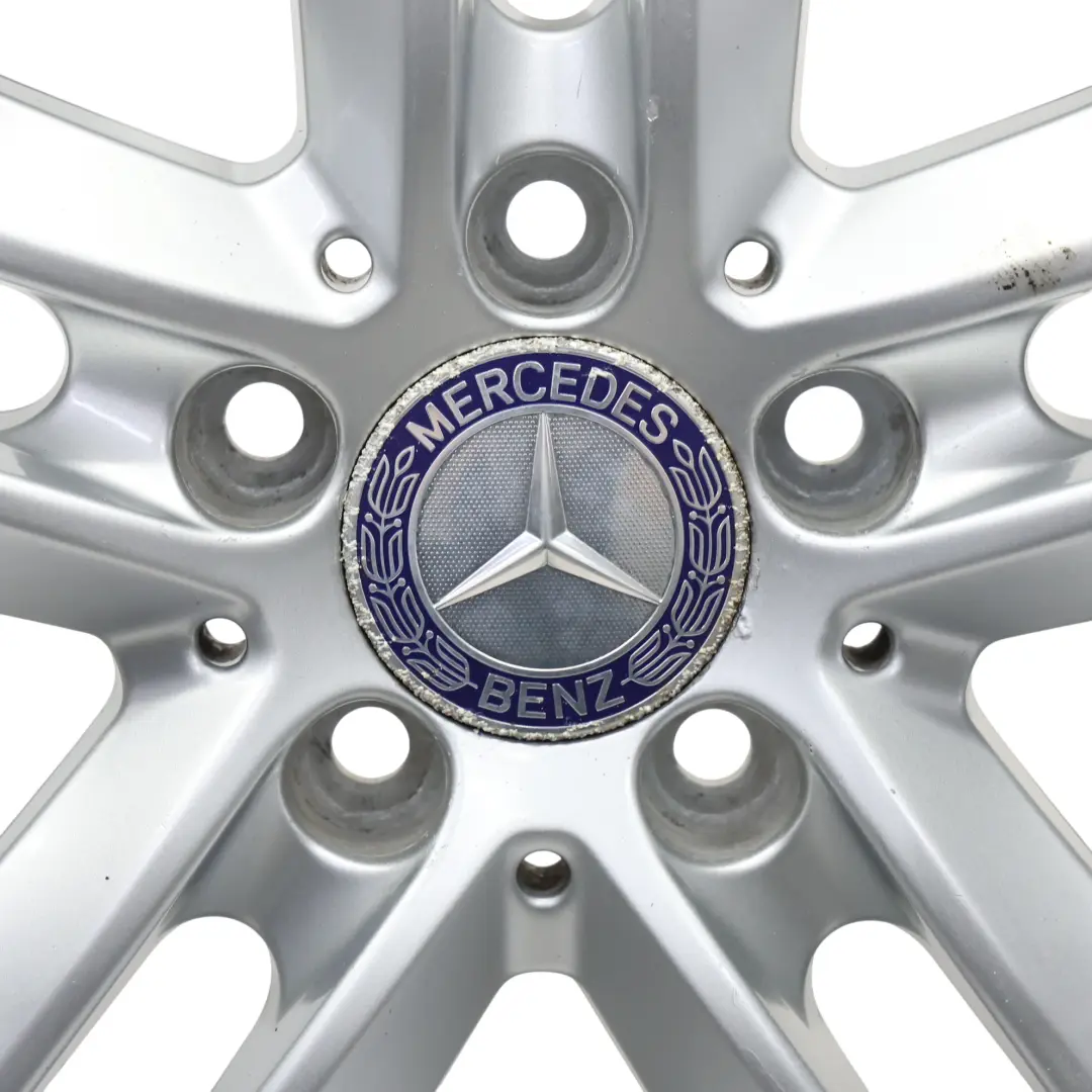Mercedes W204 Argento Cerchio In Lega 16" ET:43 7J 5 Doppie Razze - SKU A2044017202-3 - Numero di parte A2044017202