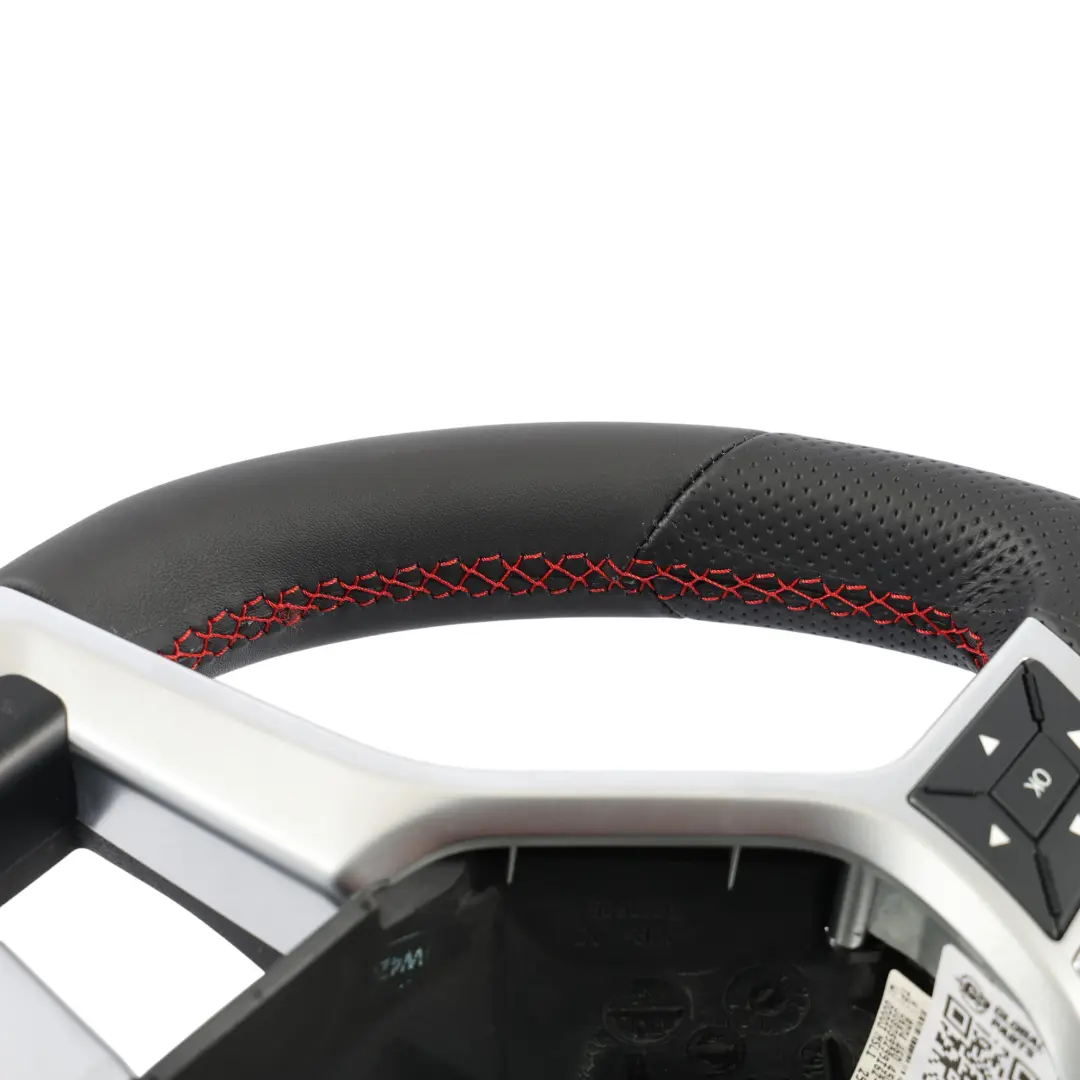 Leather Sport Steering Wheel Paddle Shift Red Threads to Mercedes W204 NEW Black with Part number A2044604503 Mercedes W204 NEW Black Leather Sport Steering Wheel Paddle Shift Red Threads - SKU A2044604503-1 - Part number A2044604503