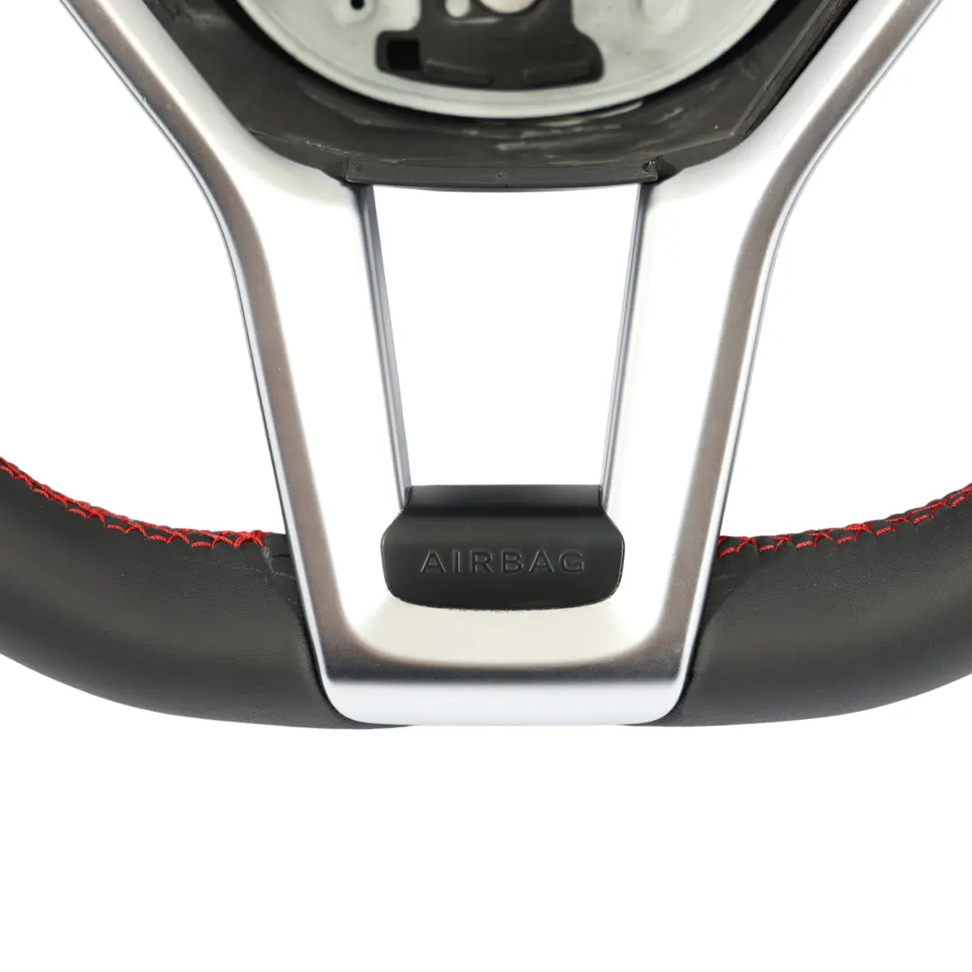 NUEVO Volante deportivo cuero negro Paddle Shift Hilos rojos para Mercedes W204 con número de pieza A2044604503 Mercedes W204 NUEVO Volante deportivo cuero negro Paddle Shift Hilos rojos - SKU A2044604503-1 - Número de pieza A2044604503