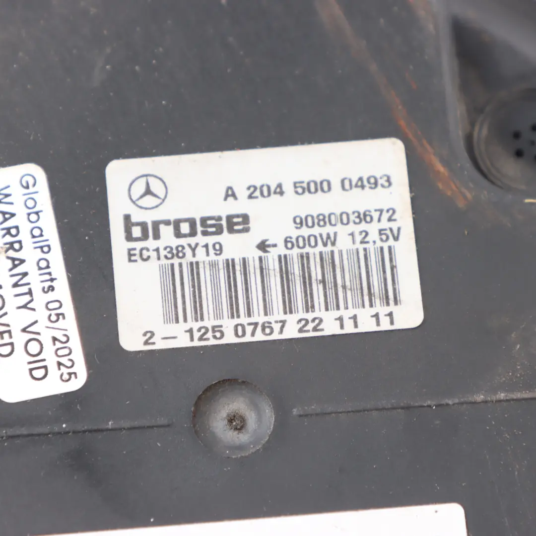  Fan Mercedes SLK R172 M271 Radiator Fan Blower Blade Motor 600W - SKU A2045000493-2 - Part number A2045000493