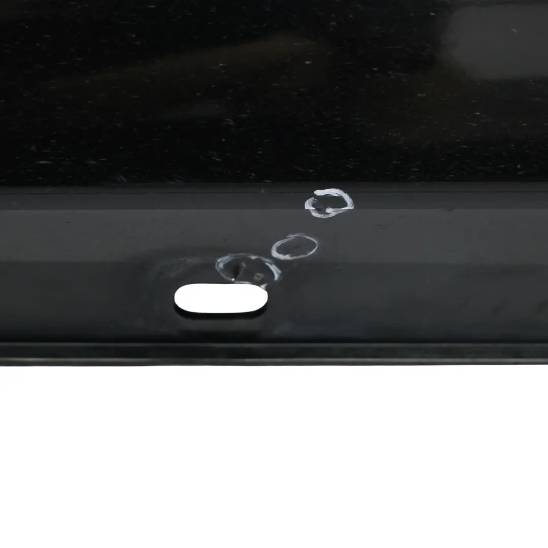 Mercedes W204 Side Skirt Door Sill Cover Right O/S Obsidian Black Metallic - 197 - SKU A2046980454-OB1 - Part number A2046980454