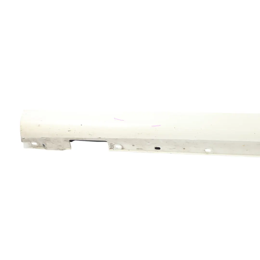 Mercedes W204 Side Skirt Cover Door Sill Panel Left N/S Calcite White - 650 - SKU A2046981354-CW - Part number A2046981354