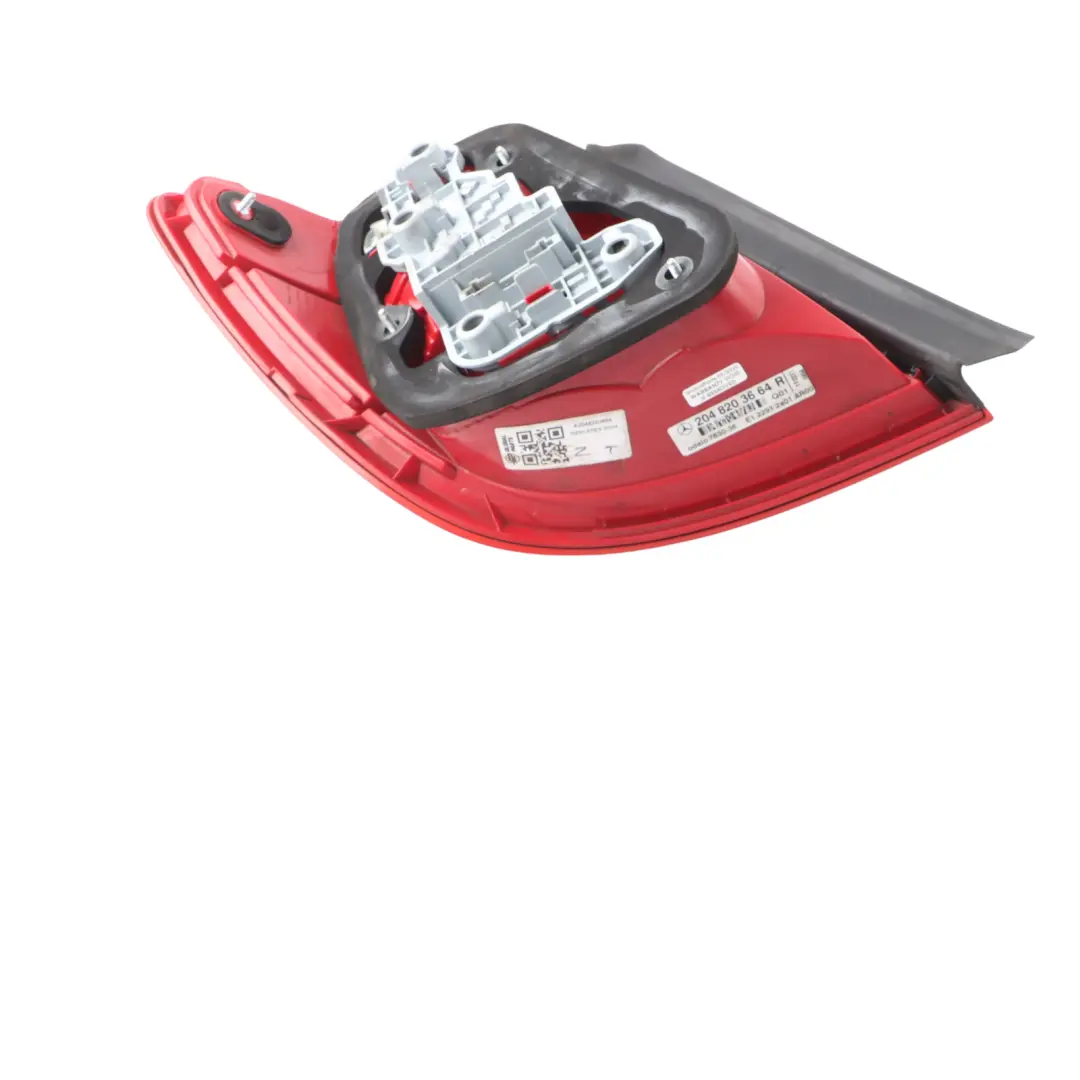 Right O/S Tail Light Lamp Outer Panel to Mercedes W204 Rear with Part number A2048203664 Mercedes W204 Rear Right O/S Tail Light Lamp Outer Panel - SKU A2048203664 - Part number A2048203664