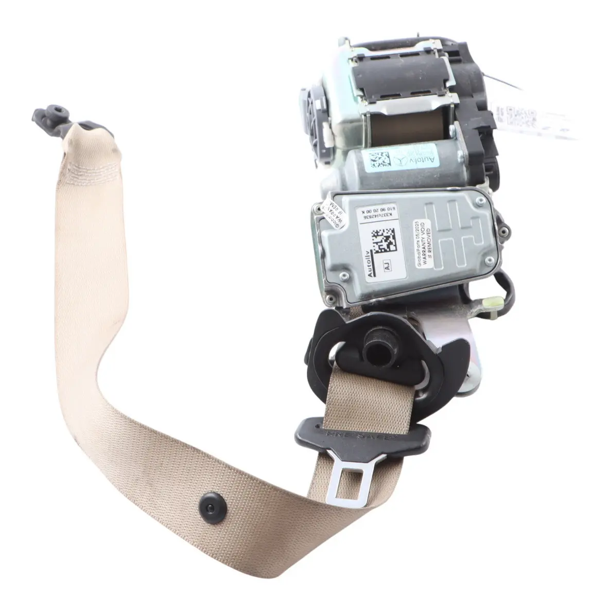 Mercedes W204 Seat Belt Beige Front Left N/S A2048607585