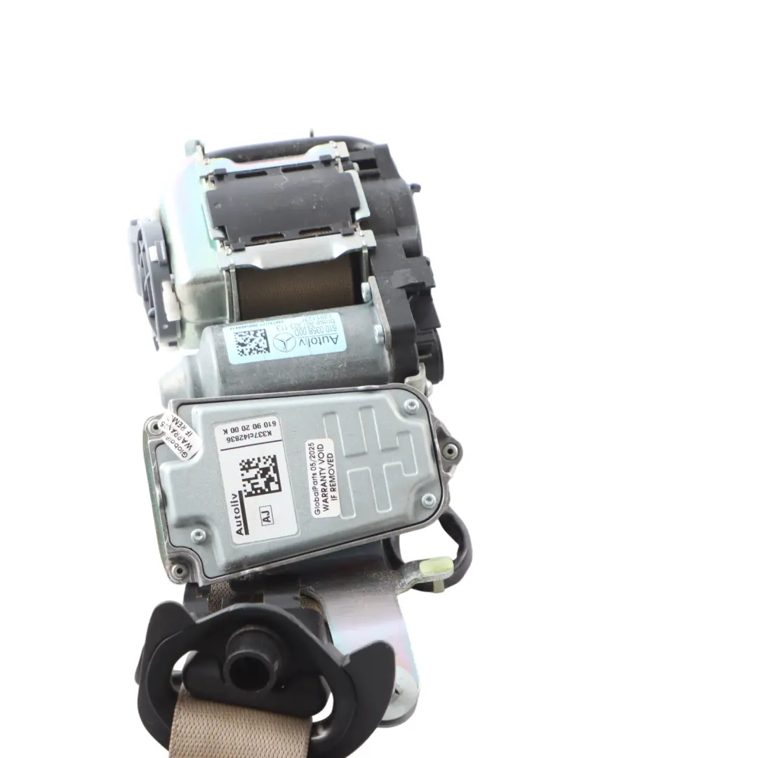 Belt Beige Front Left N/S A2048607585 to Mercedes W204 Seat with Part number A2048602586 Mercedes W204 Seat Belt Beige Front Left N/S A2048607585 - SKU A2048602586-1 - Part number A2048602586