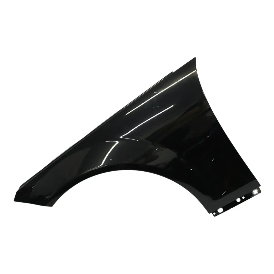 Mercedes W204 Side Wing Panel Front Left N/S Fender Obsidian Black Metallic 197 - SKU A2048801318-OB - Part number A2048801318