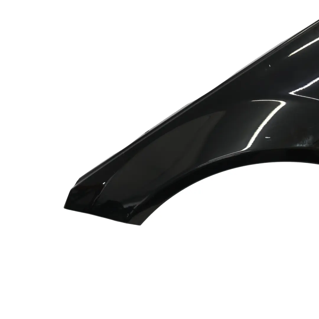 Mercedes W204 Side Wing Panel Front Left N/S Fender Obsidian Black Metallic 197 - SKU A2048801318-OB - Part number A2048801318