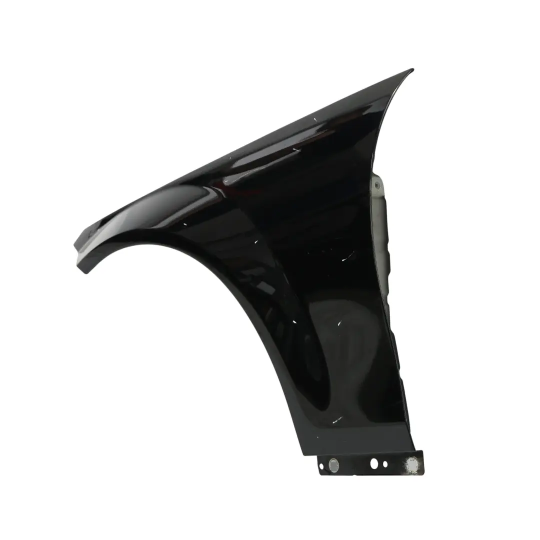 Mercedes W204 Side Wing Panel Front Left N/S Fender Obsidian Black Metallic 197 - SKU A2048801318-OB - Part number A2048801318