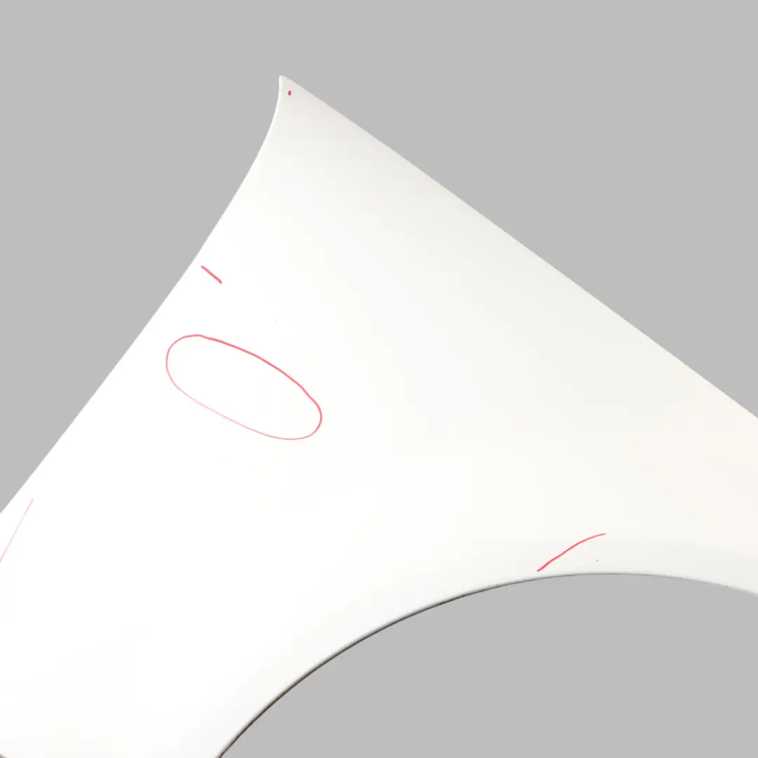  Side Panel Mercedes W204 Wing Fender Front Right O/S Calcite White - 650 - SKU A2048801418-CW - Part number A2048801418