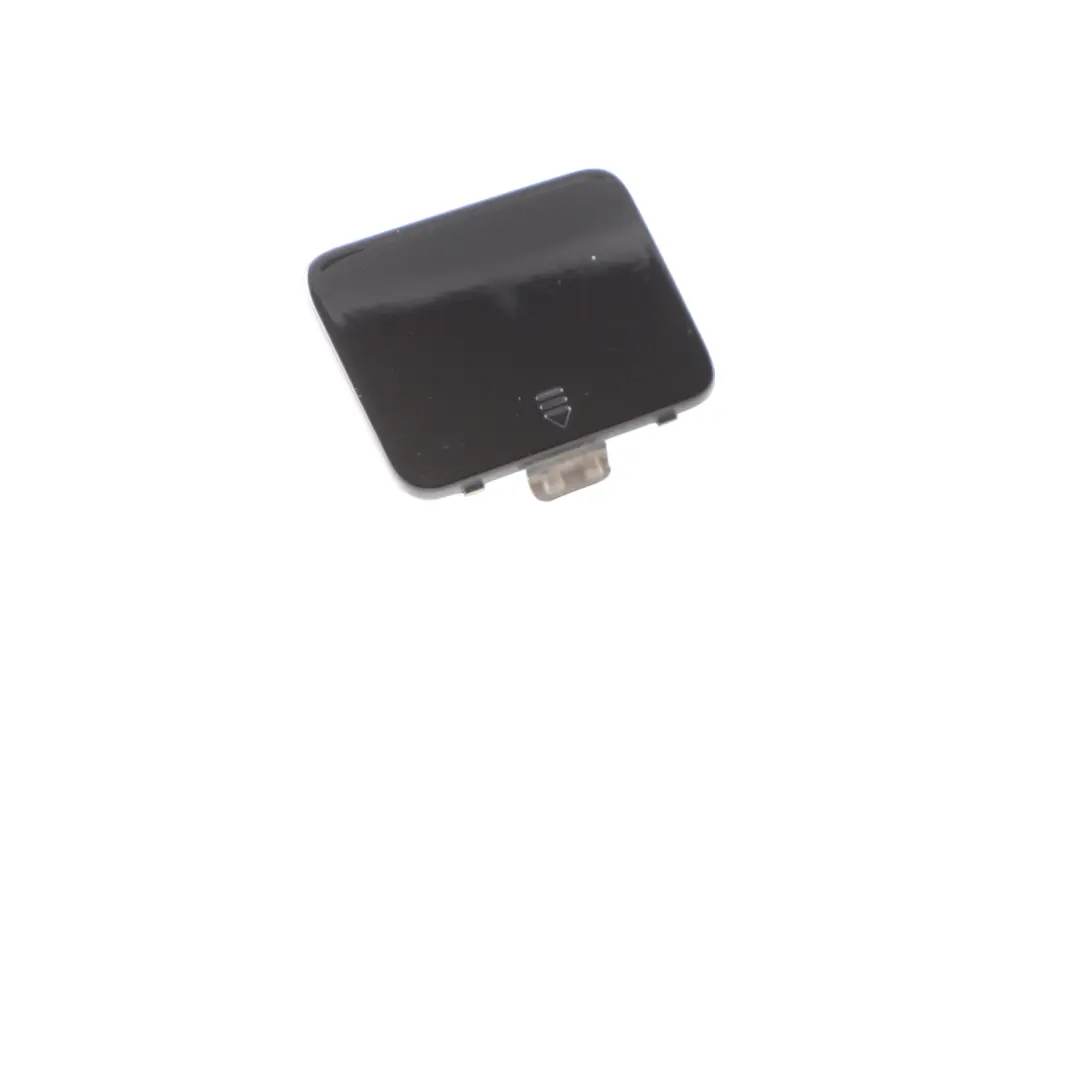 Mercedes W204 Rear Bumper Tow Hook Cover Obsidian Black Metallic 197 - SKU A2048850923-OB - Part number A2048850923