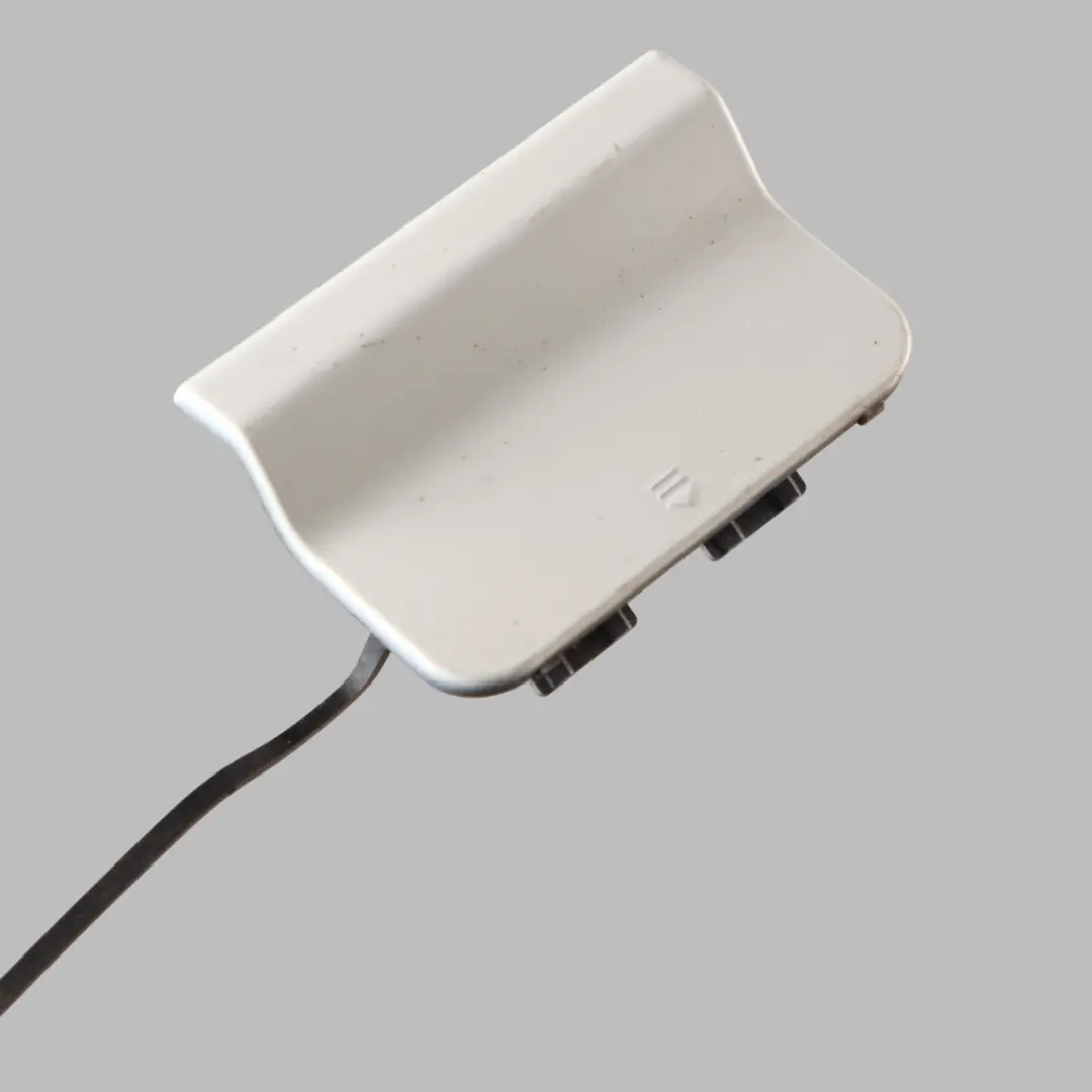 Bumper Towing Eye Hook Cover Cap Flap Calcite White - 650 to Mercedes W204 Rear with Part number A2048856223 Mercedes W204 Rear Bumper Towing Eye Hook Cover Cap Flap Calcite White - 650 - SKU A2048856223-CW - Part number A2048856223