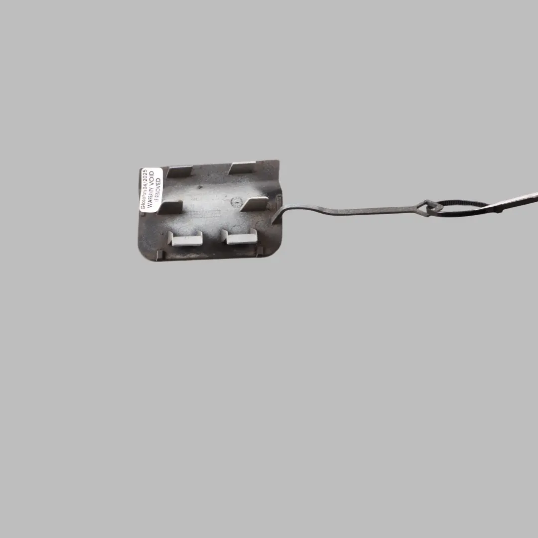 Bumper Towing Eye Hook Cover Cap Flap Calcite White - 650 to Mercedes W204 Rear with Part number A2048856223 Mercedes W204 Rear Bumper Towing Eye Hook Cover Cap Flap Calcite White - 650 - SKU A2048856223-CW - Part number A2048856223