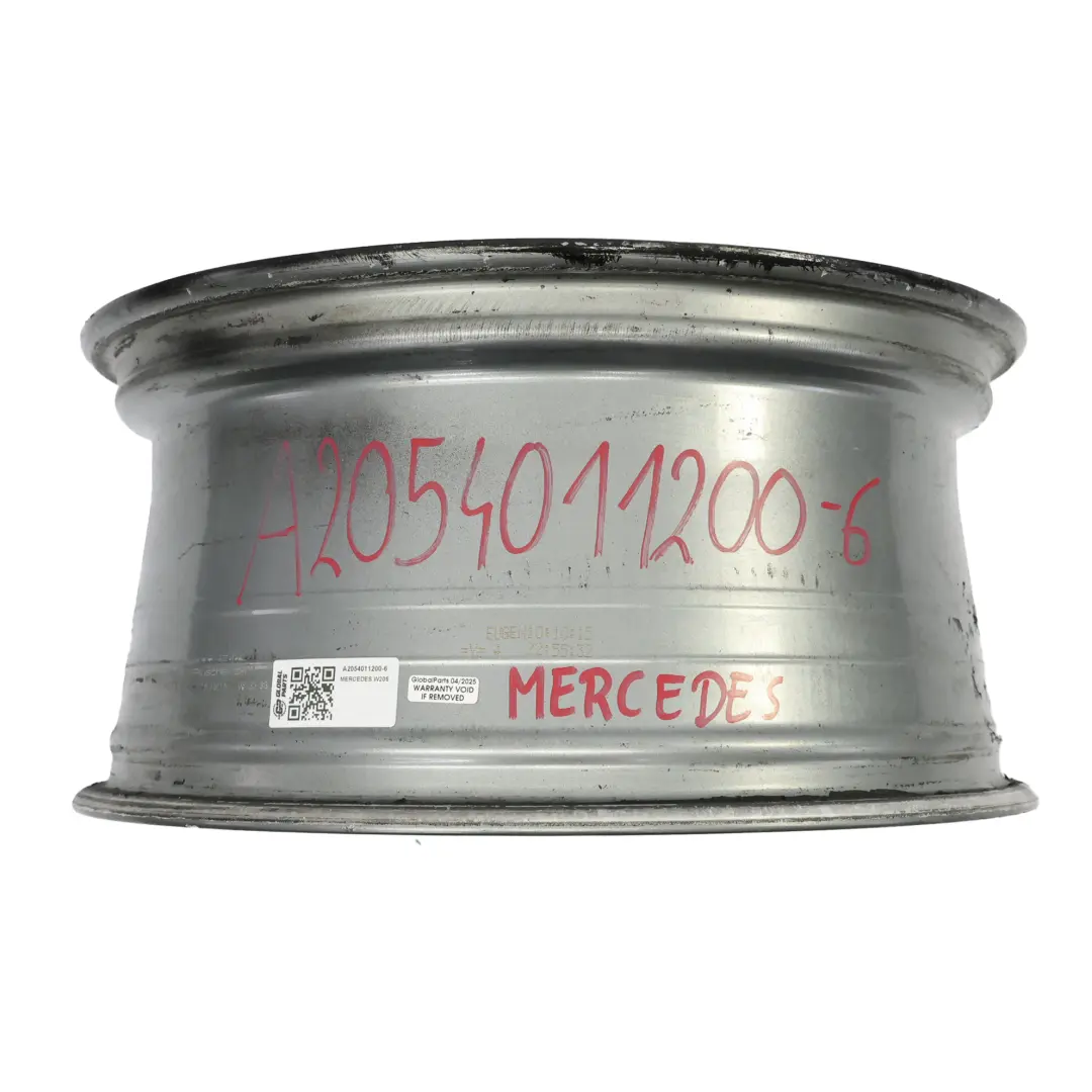 Mercedes W205 Black AMG Alloy Wheel Rim 5 Spoke 18" 8,5J ET:49 - SKU A2054011200-6 - Part number A2054011200