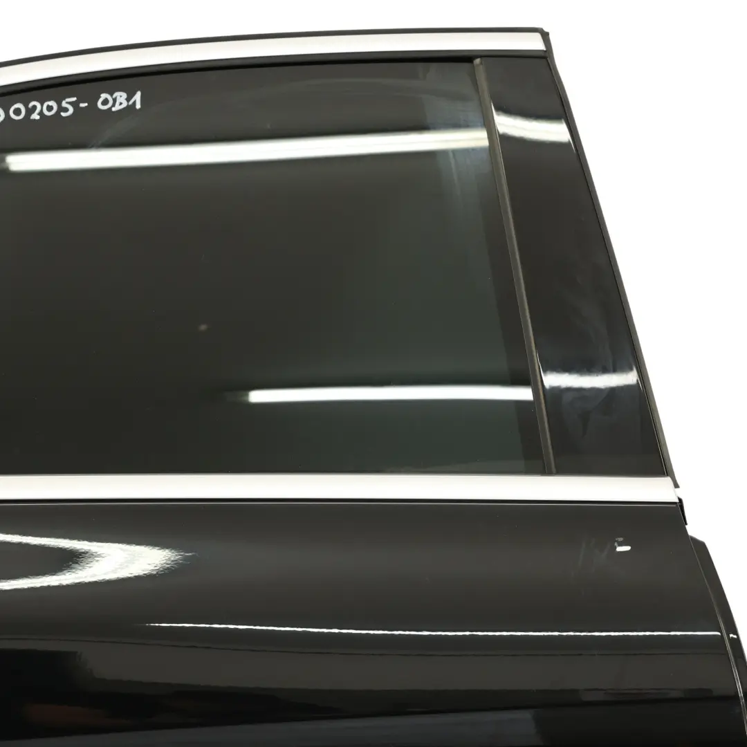 Door Rear Right O/S Obsidian Black Metallic - 197 to Mercedes W205 with Part number A2057300205 Mercedes W205 Door Rear Right O/S Obsidian Black Metallic - 197 - SKU A2057300205-OB1 - Part number A2057300205